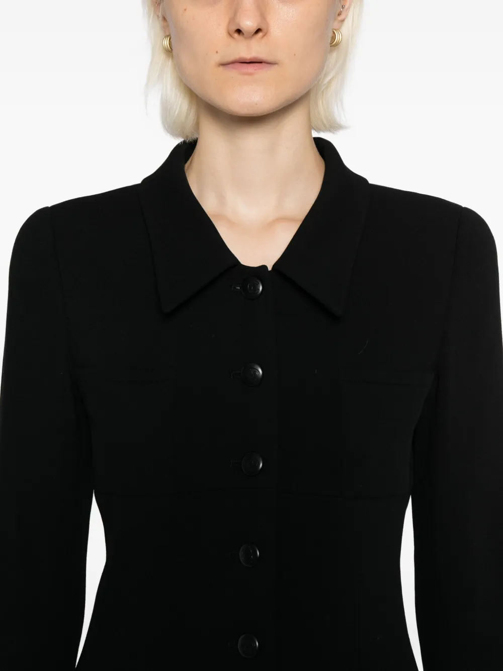 Pre-owned Chanel 1996 Single-breasted Jacket In Black
