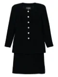 CHANEL Pre-Owned 1997 setup suit jacket skirt - Blue