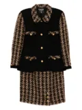 CHANEL Pre-Owned 1990-2000s setup suit jacket skirt - Brown