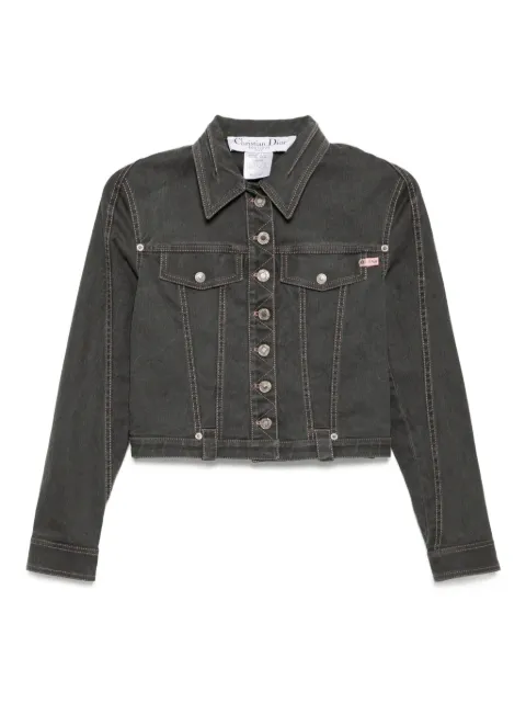 Christian Dior Pre-Owned 2003 single-breasted denim jacket
