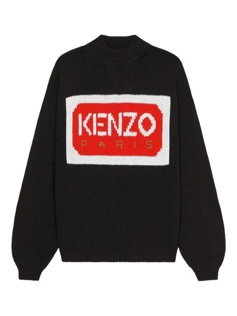 Kenzo intarsia-knit logo sweater