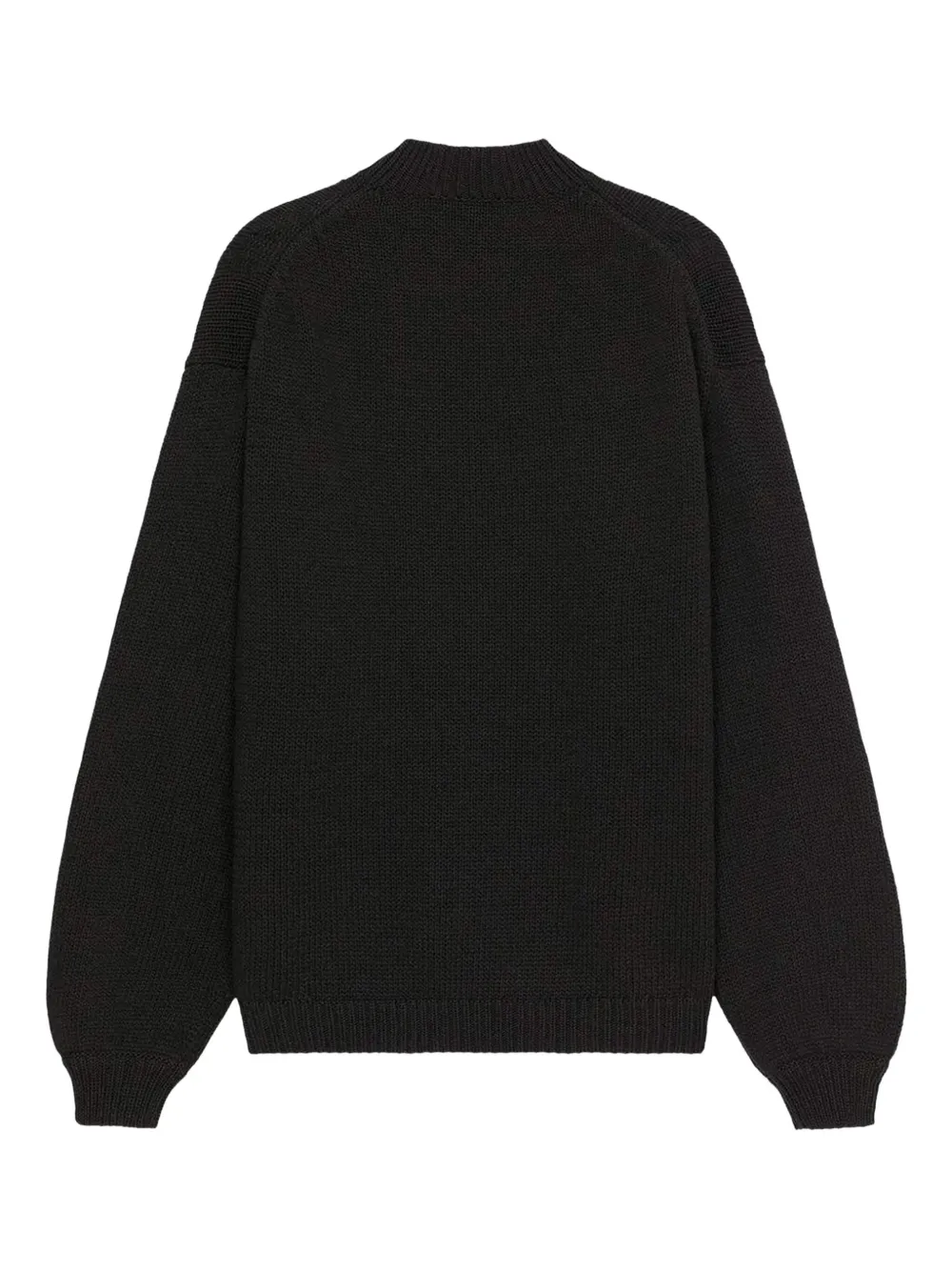 Kenzo intarsia-knit logo sweater - Zwart
