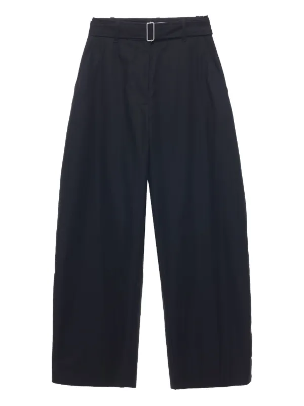 Studio Nicholson Belted Trousers in Black