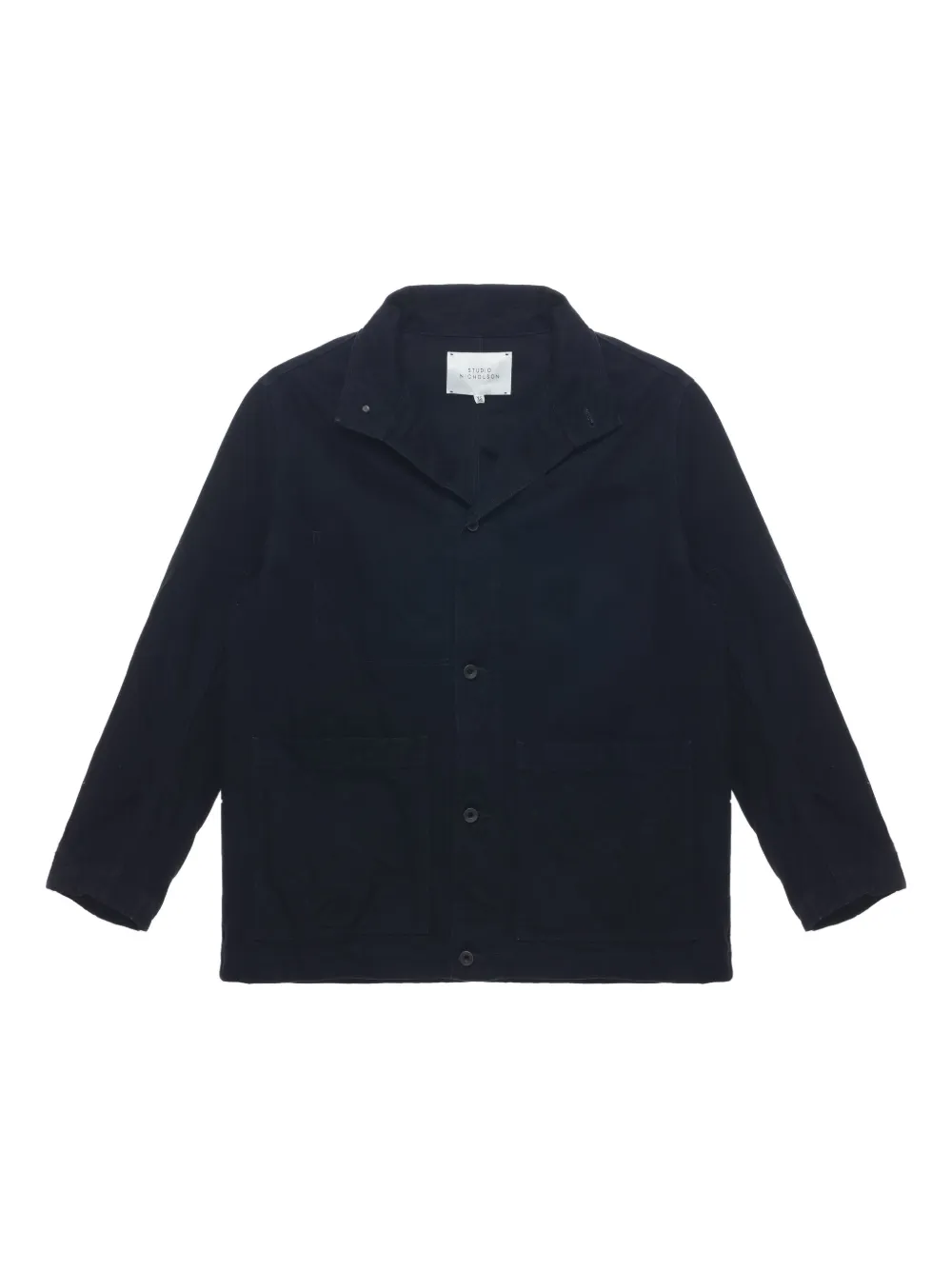 Studio Nicholson Katoenen shirtjack Zwart
