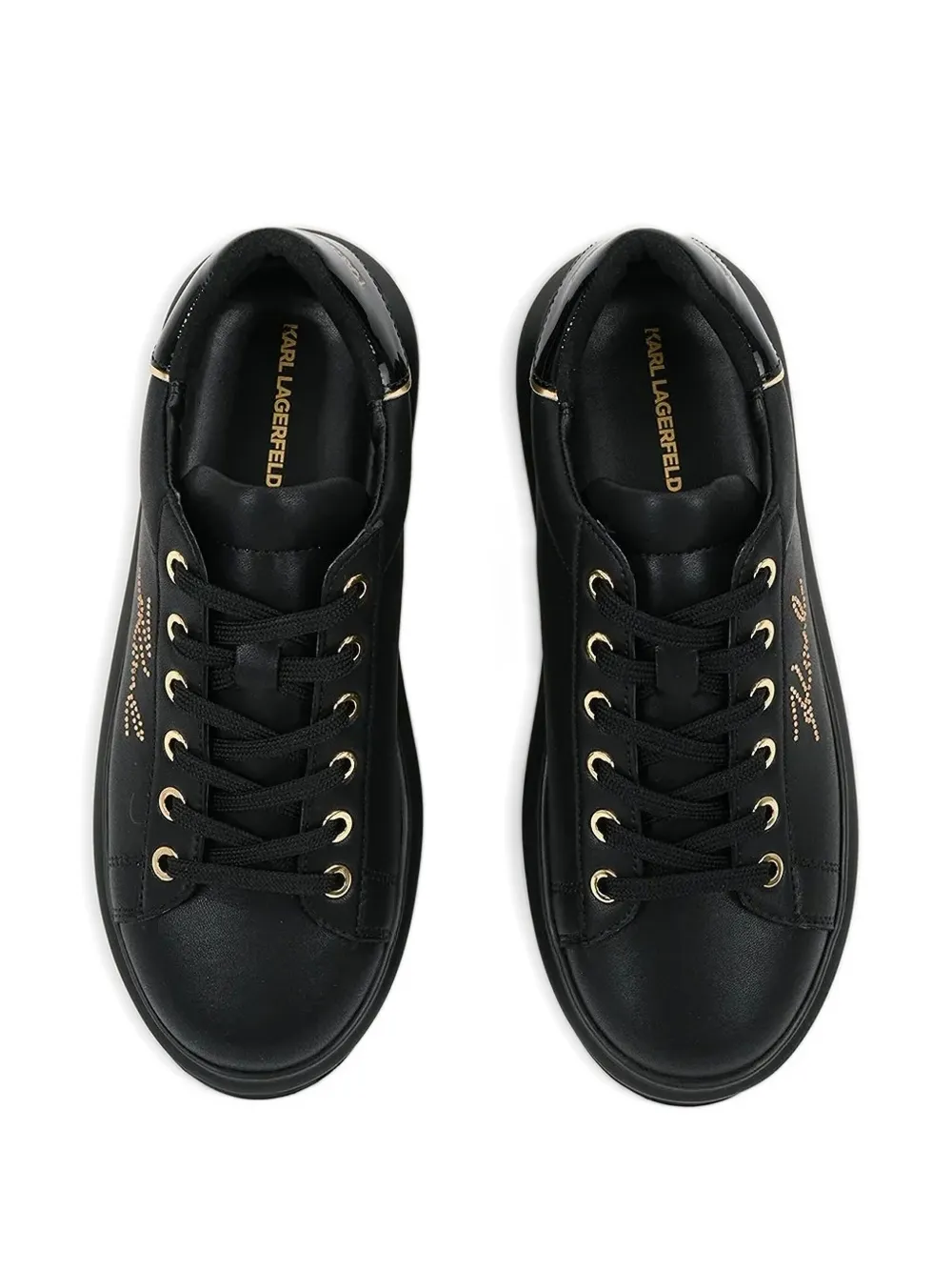 Karl Lagerfeld KAPRI logo-detail platform sneakers Black