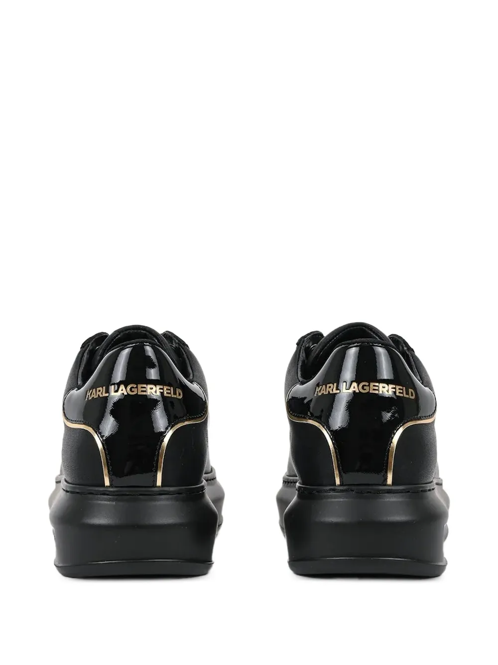 Karl Lagerfeld KAPRI sneakers met plateauzool en logodetail - Zwart