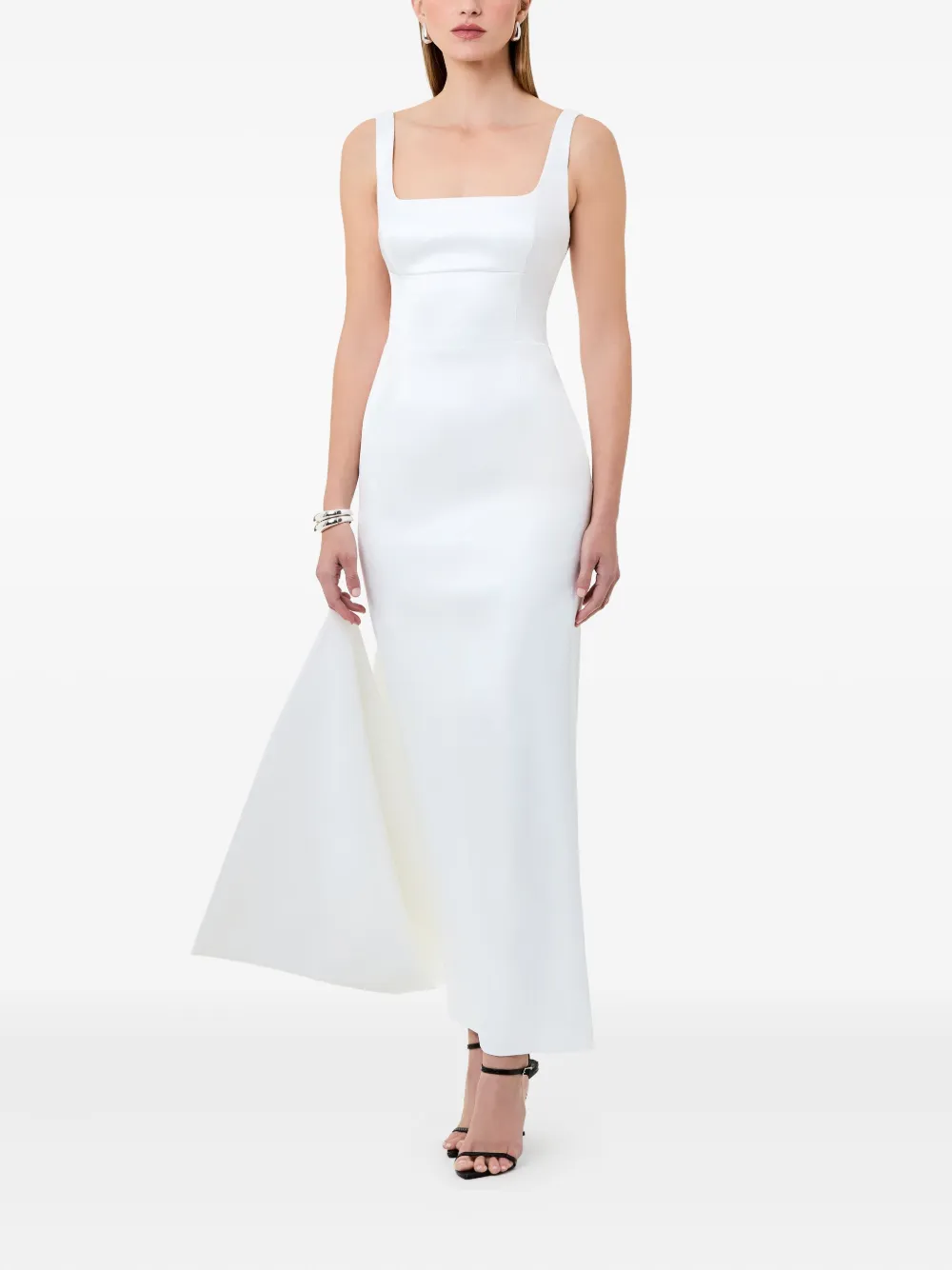 Nicholas Emilia square-neck asymmetrical dress | Evening Dresses | Image 2