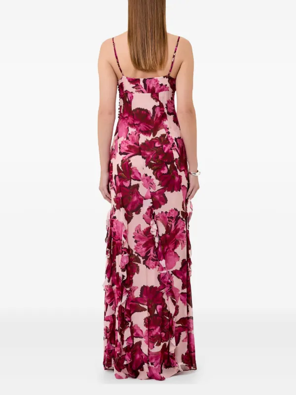 maroon lace maxi dress Celena Maxi Dress | Burgundy Burnout | Womens