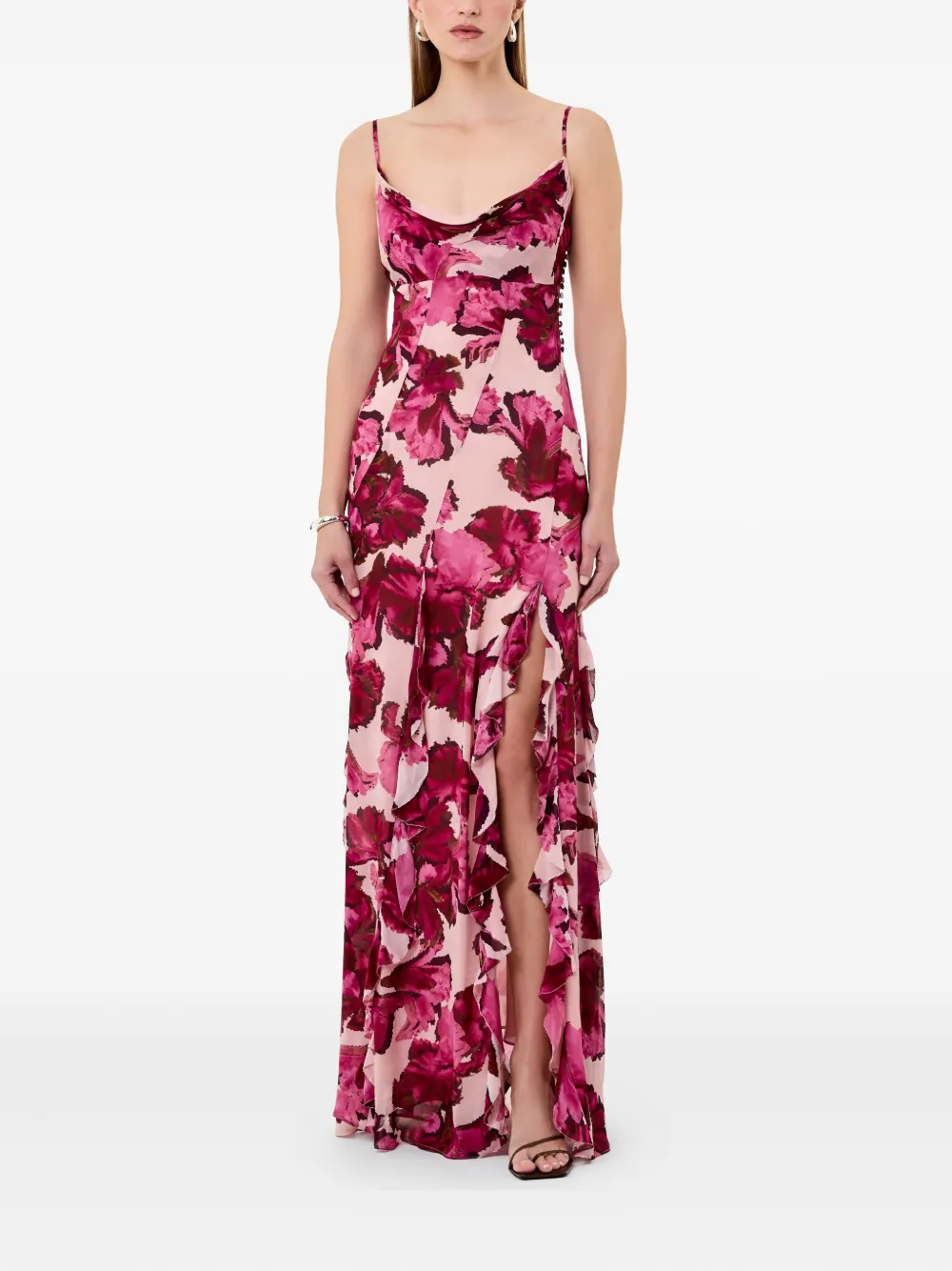 Nicholas Kamila floral-print ruffled maxi dress | Cocktail & Party Dresses | Image 2