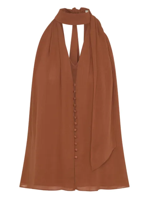 Nicholas Sumira neck-tie buttoned top
