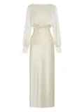 Nicholas Samina open-back gathered dress - Neutrals