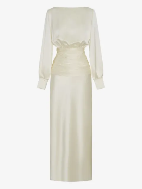 Nicholas Samina open-back gathered dress