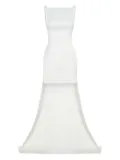 Nicholas square-neck minidress - Neutrals