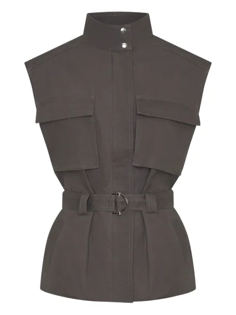 Nicholas Danna belted cargo-pocket vest