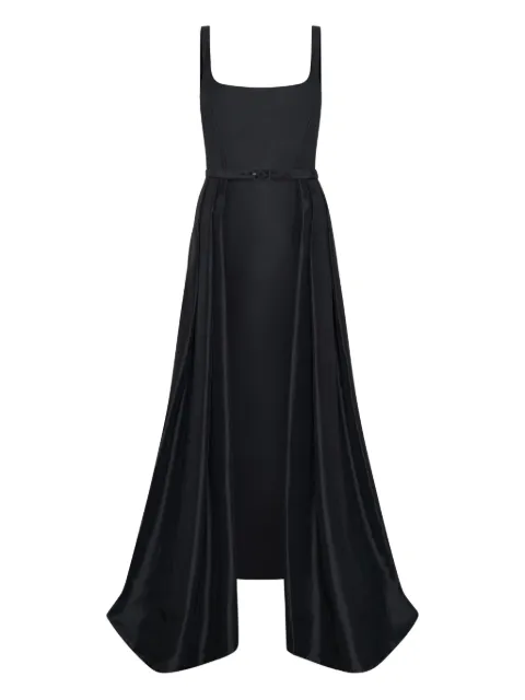Nicholas square-neck midi dress