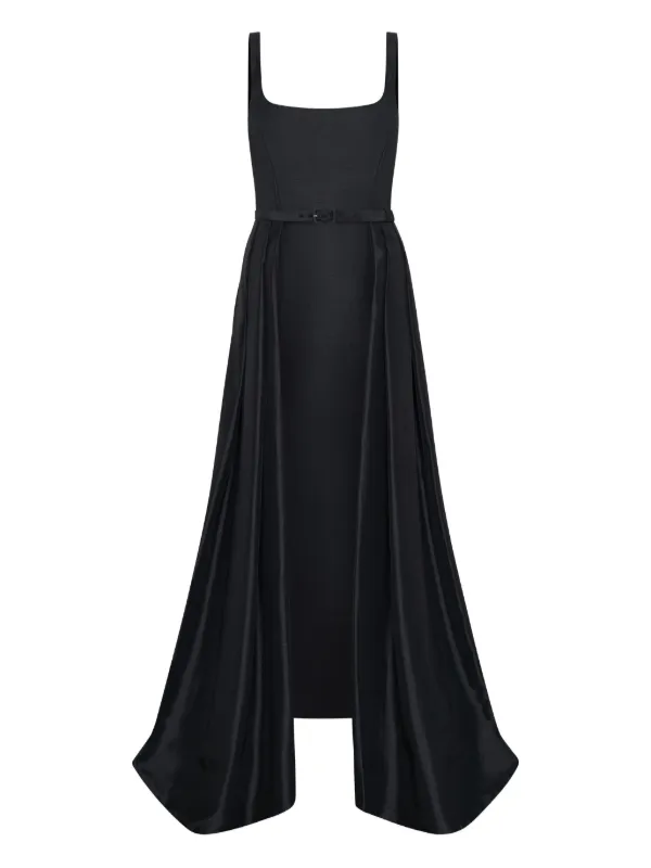 Nicholas square-neck Midi Dress | Black | FARFETCH Nicholas square-neck Midi Dress | Black | FARFETCH
