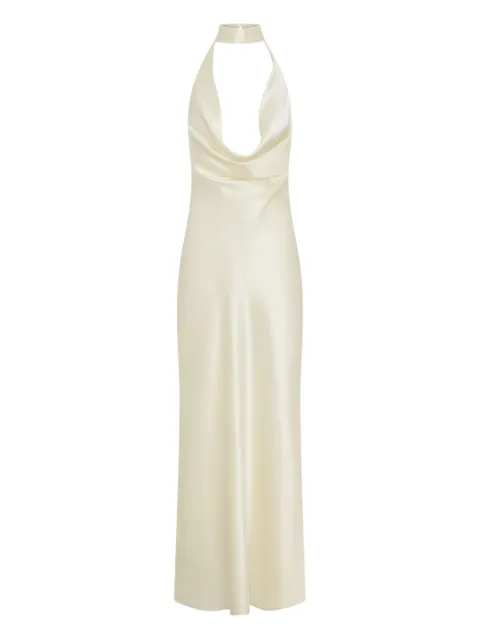 Nicholas cowl-neck maxi dress