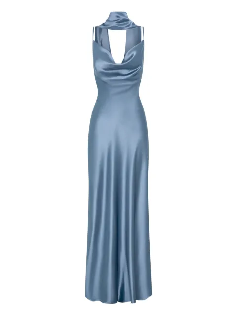 Nicholas cowl-neck maxi dress