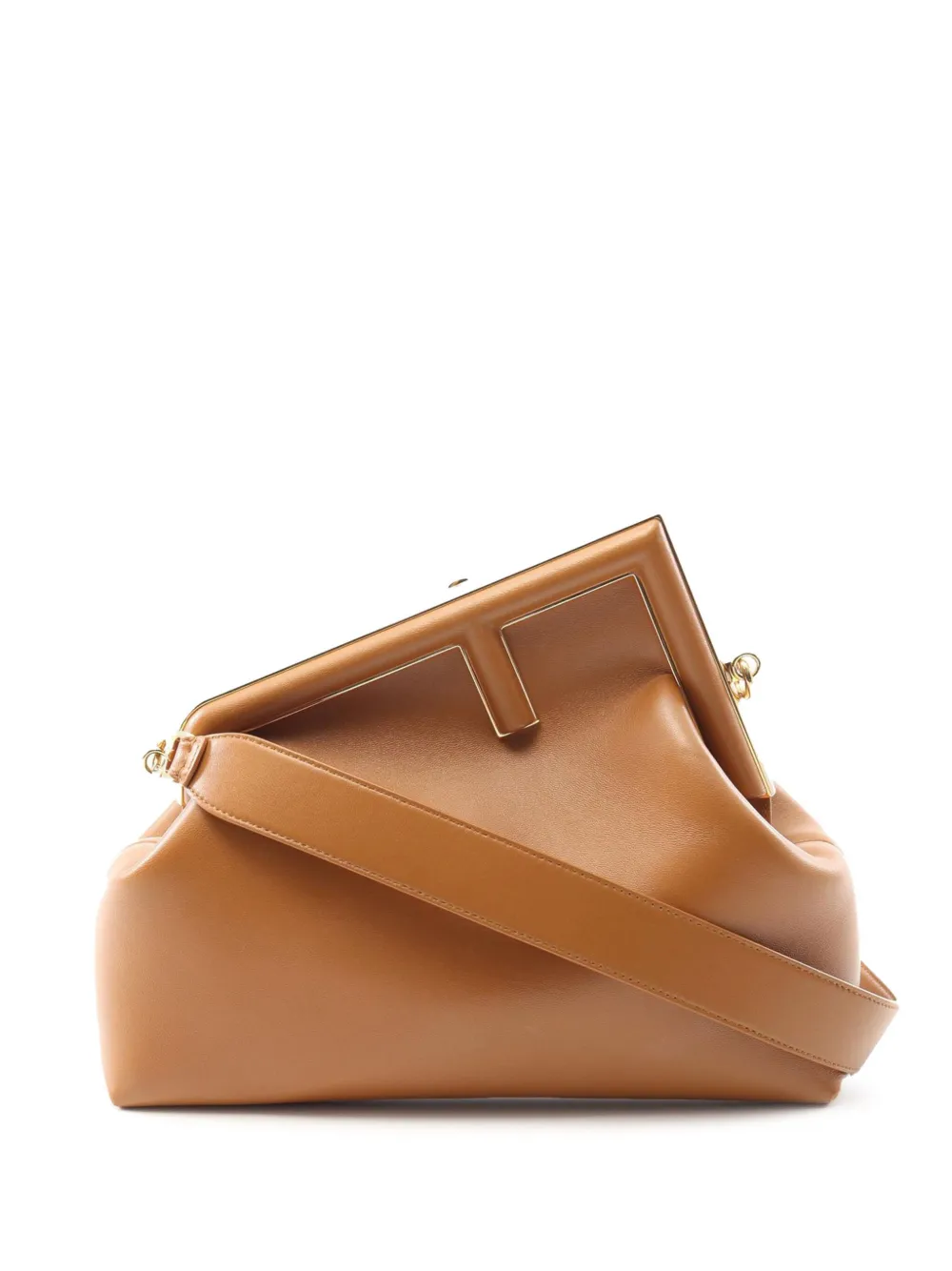 Fendi Pre-Owned 2021-2025 Medium Nappa Fendi First shoulder bag - ブラウン Fendi Pre-Owned 2021-2025 Medium Nappa Fendi First shoulder bag - ブラウン