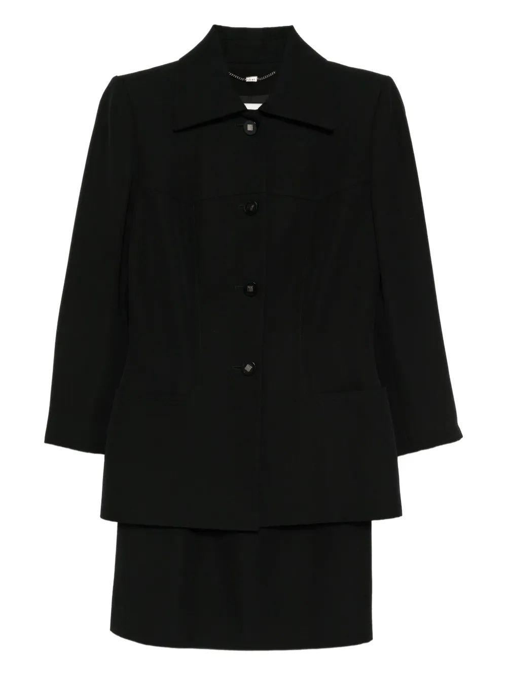 Celine Pre-Owned 1990-2000s setup suit jacket skirt | Black | Image 1