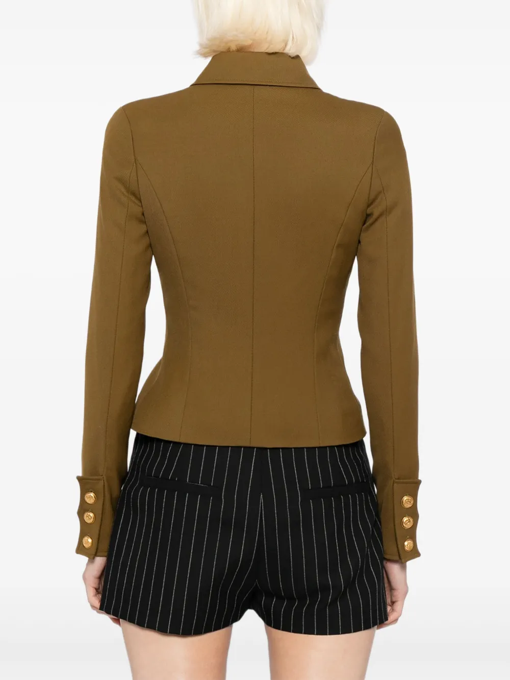 Pre-owned Chanel 1996 Single-breasted Jacket In Brown