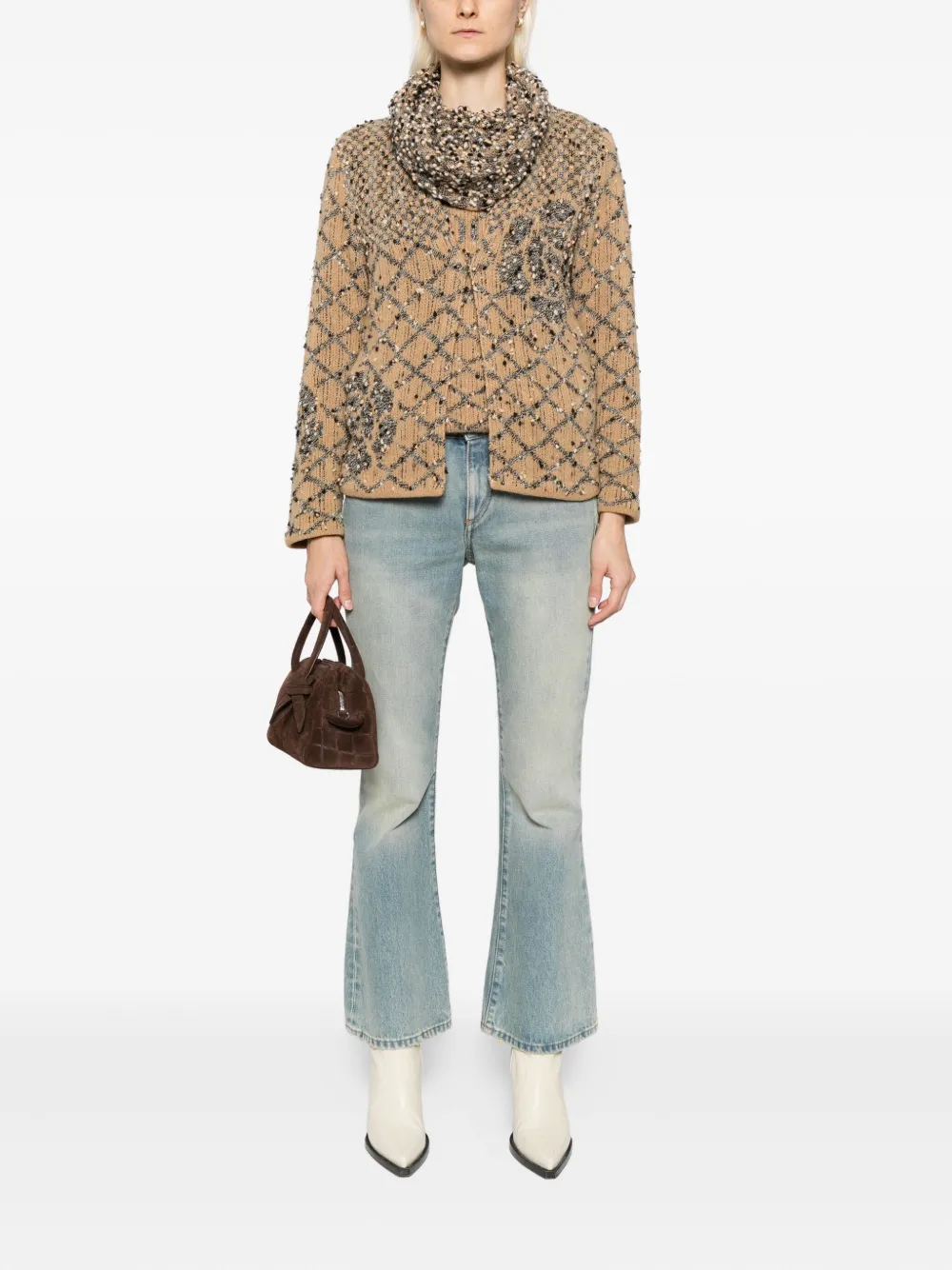 CHANEL Pre-Owned 1990-2000s ensemble cardigan sleeveless top | Image 2