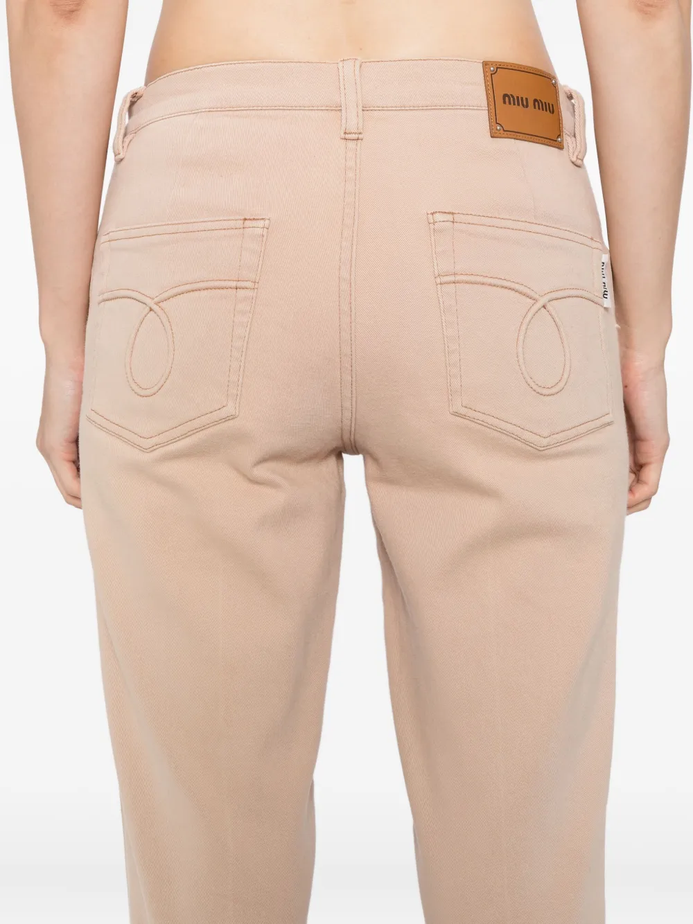 Pre-owned Miu Miu 2017 Long Trousers In Neutral