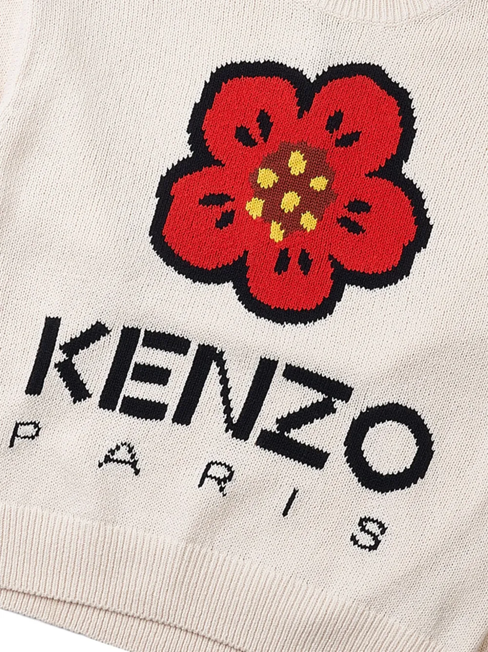 Kenzo Trui met logo-jacquard Wit