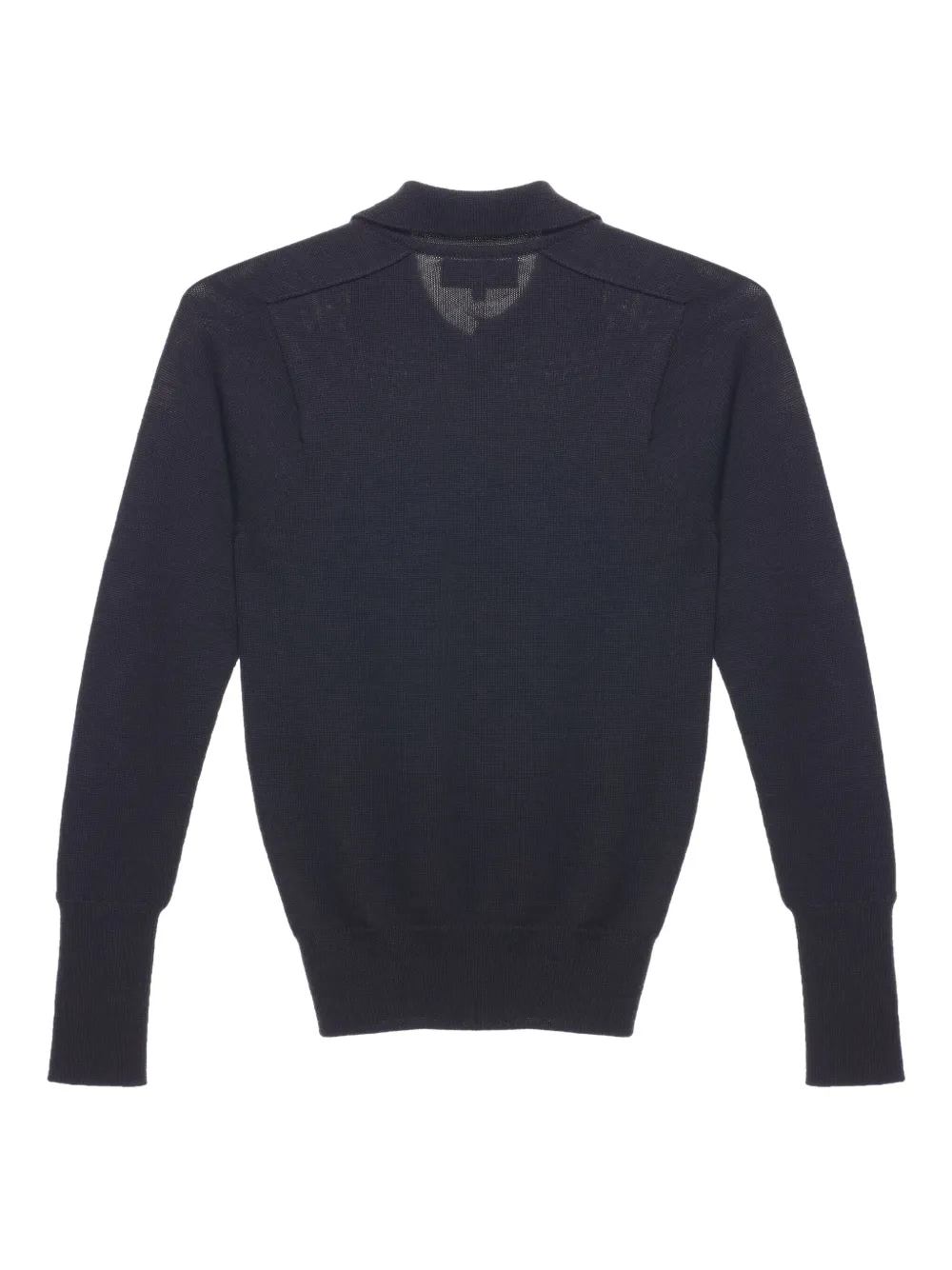 Studio Nicholson polo-neck wool jumper Bruin