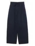 Studio Nicholson drawstring linen-blend trousers - Blue
