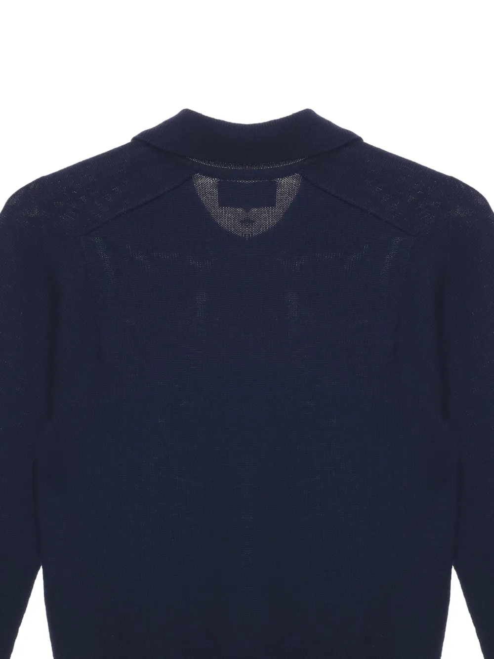 Studio Nicholson Wollen poloshirt met polohals Blauw