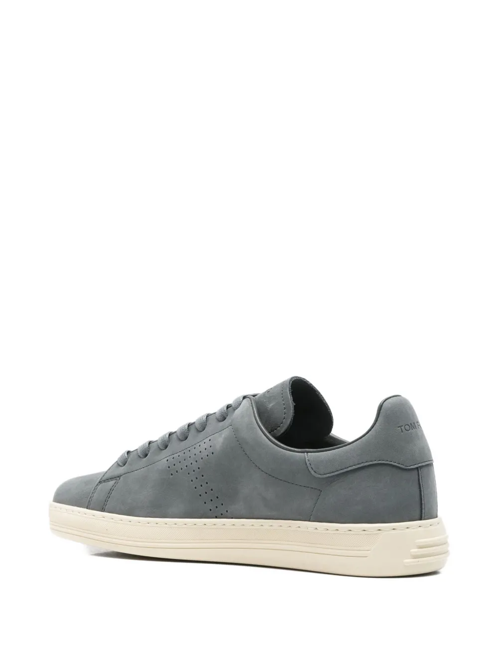 TOM FORD perforated suede sneakers Blue