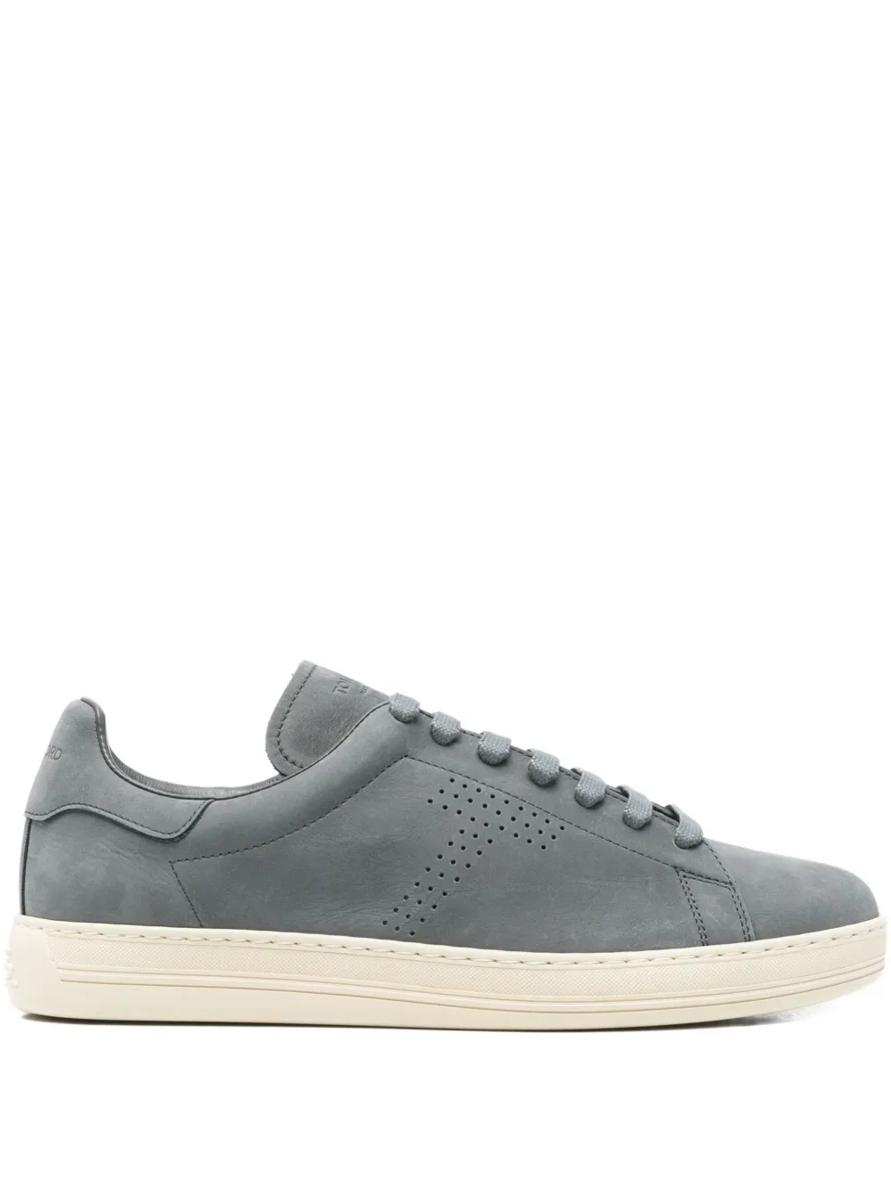 TOM FORD perforated suede sneakers Blue
