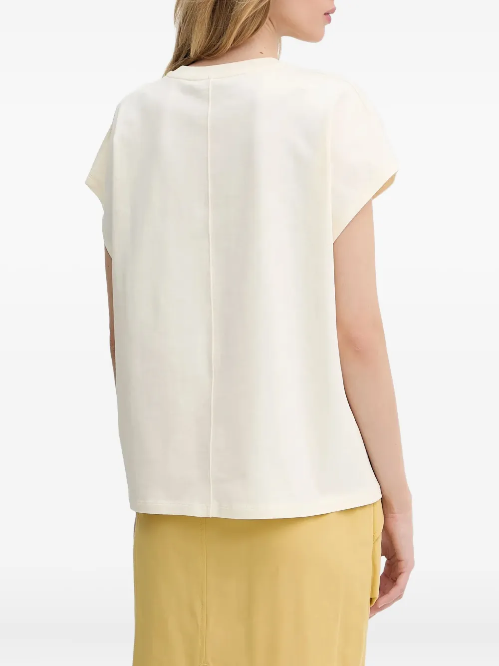 Karl Lagerfeld T-shirt met geborduurd logo Wit