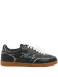 Karl Lagerfeld signature-stitching trainers - Black