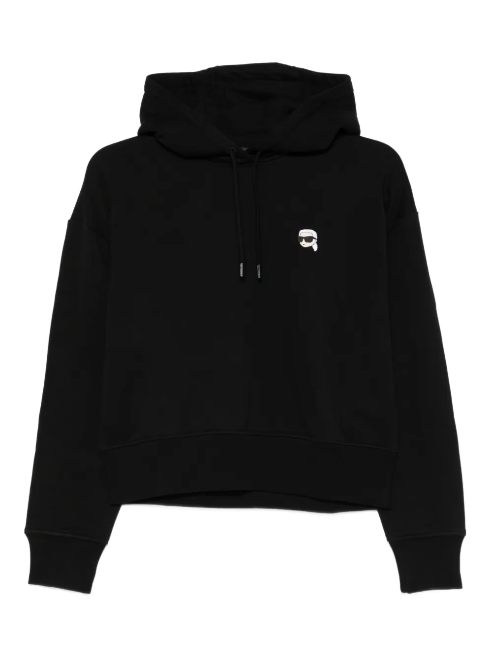 Karl Lagerfeld logo-detail hoodie - Nero