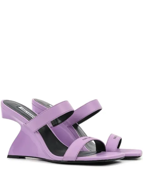 Karl Lagerfeld Waverly tofflor med kilklack 90 mm