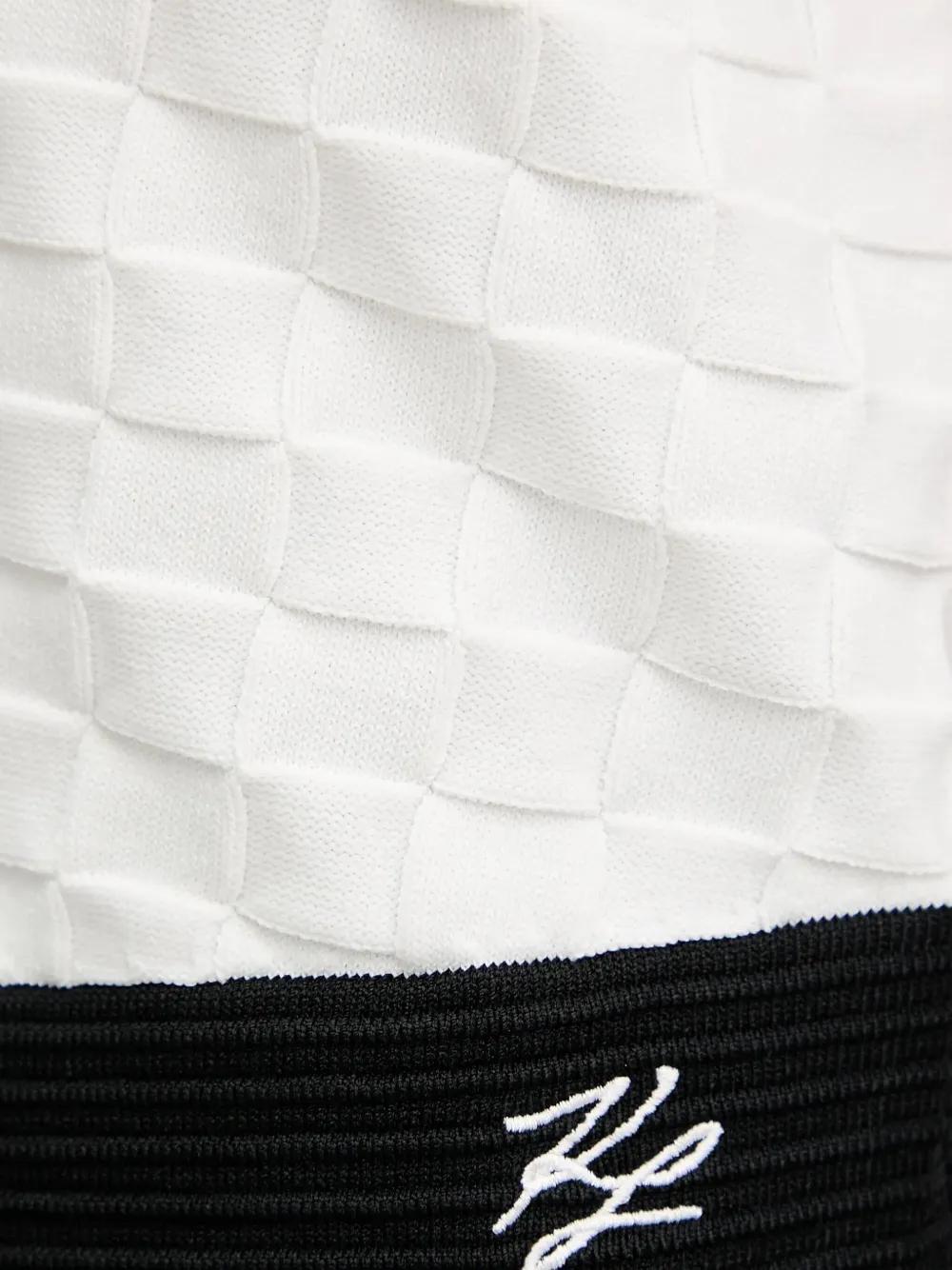 Karl Lagerfeld Gewatteerde mouwloze top Wit