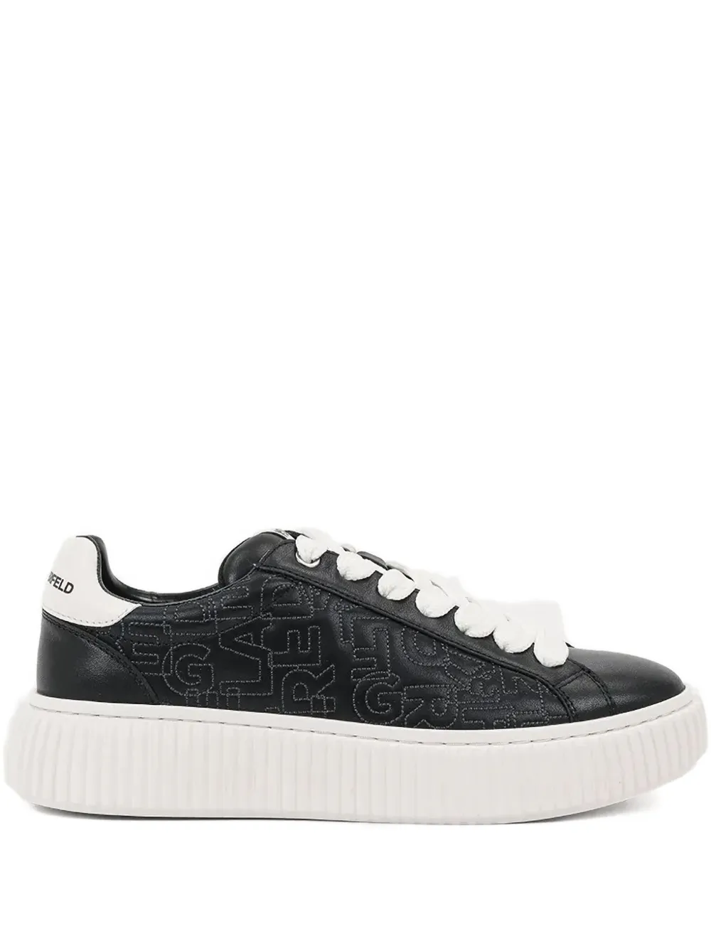Karl Lagerfeld logo-detail platform sneakers Black
