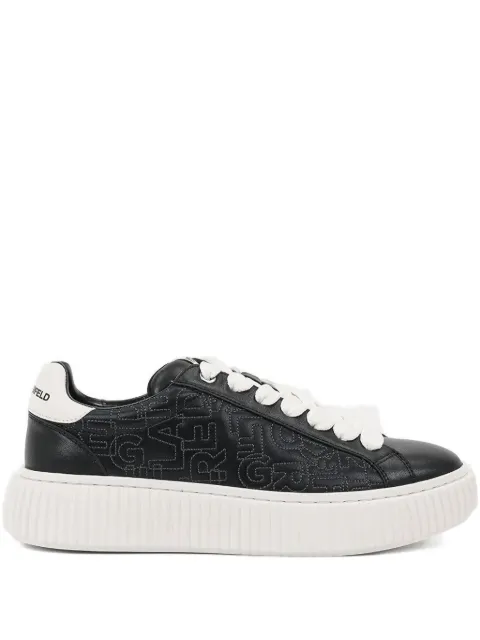 Karl Lagerfeld logo-detail platform sneakers