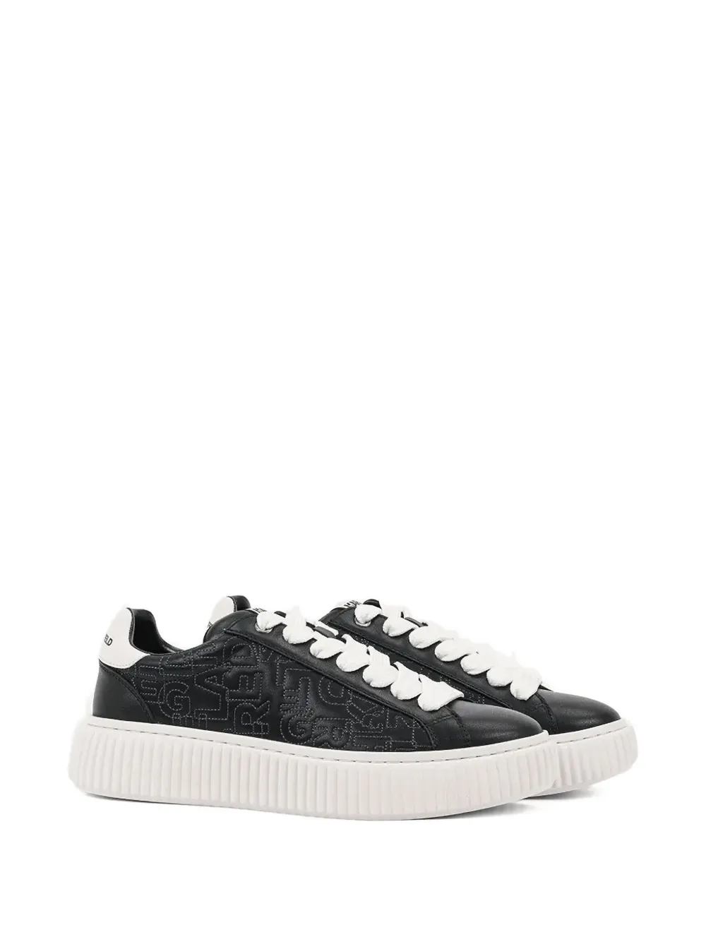 Karl Lagerfeld logo-detail platform sneakers Black