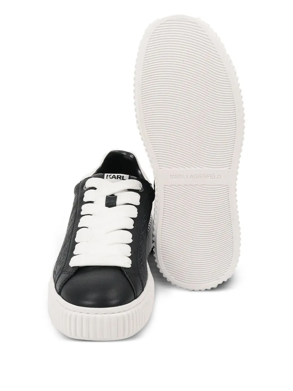 Karl Lagerfeld logo-detail platform sneakers Black