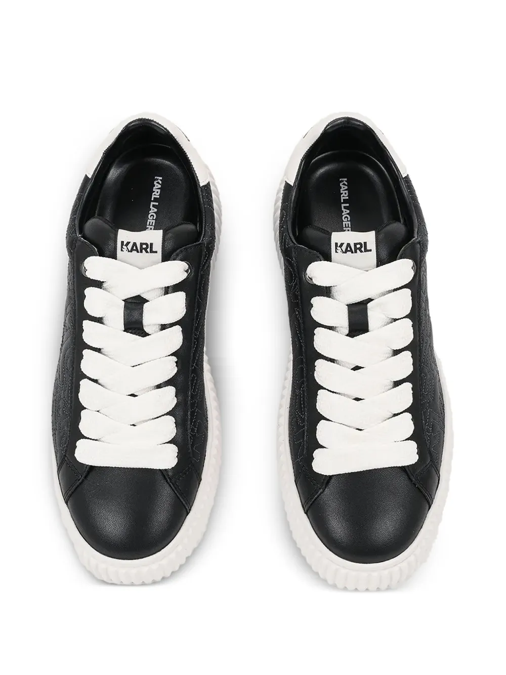 Karl Lagerfeld logo-detail platform sneakers Black
