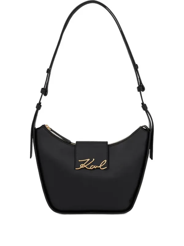 Karl Lagerfeld K/Signature ショルダーバッグ M | ブラック | FARFETCH JP