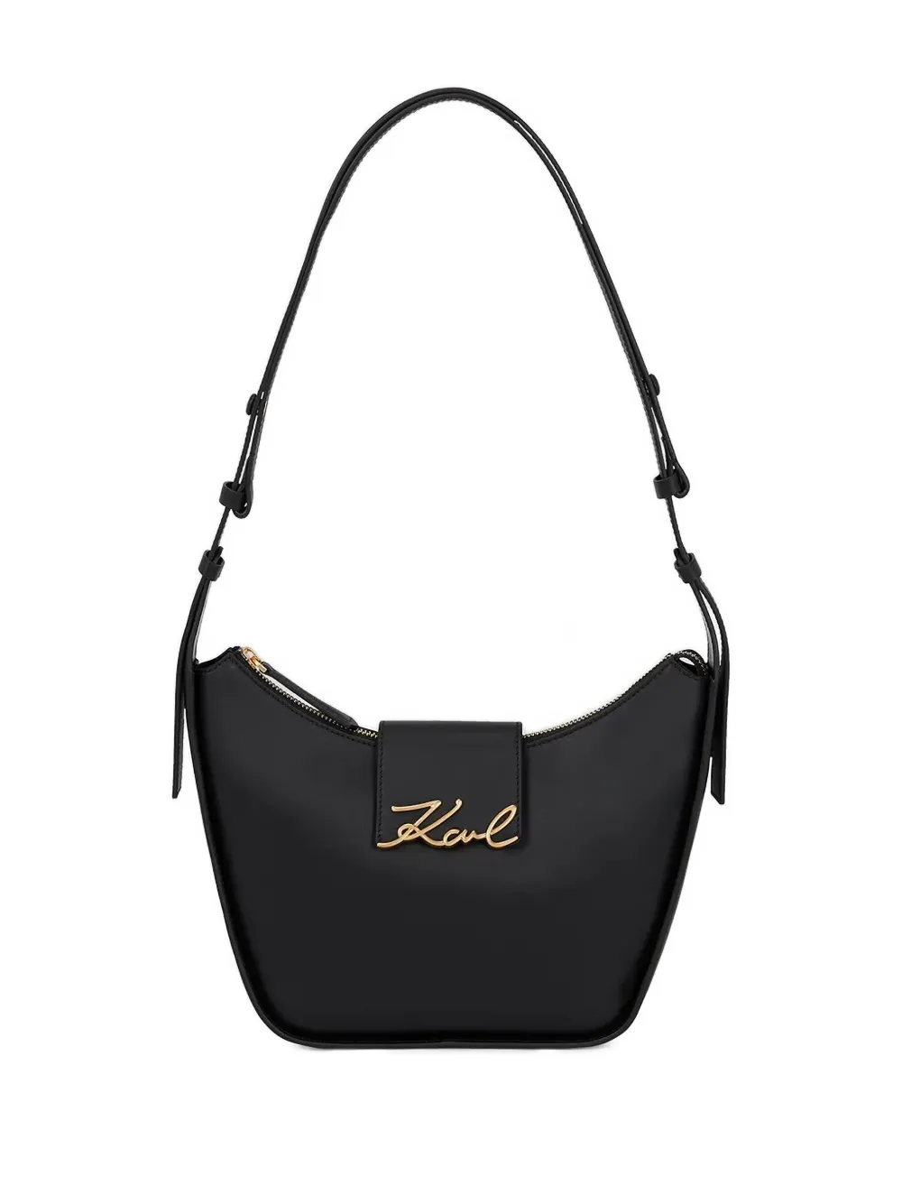 Karl Lagerfeld medium K/Signature shoulder bag - Zwart