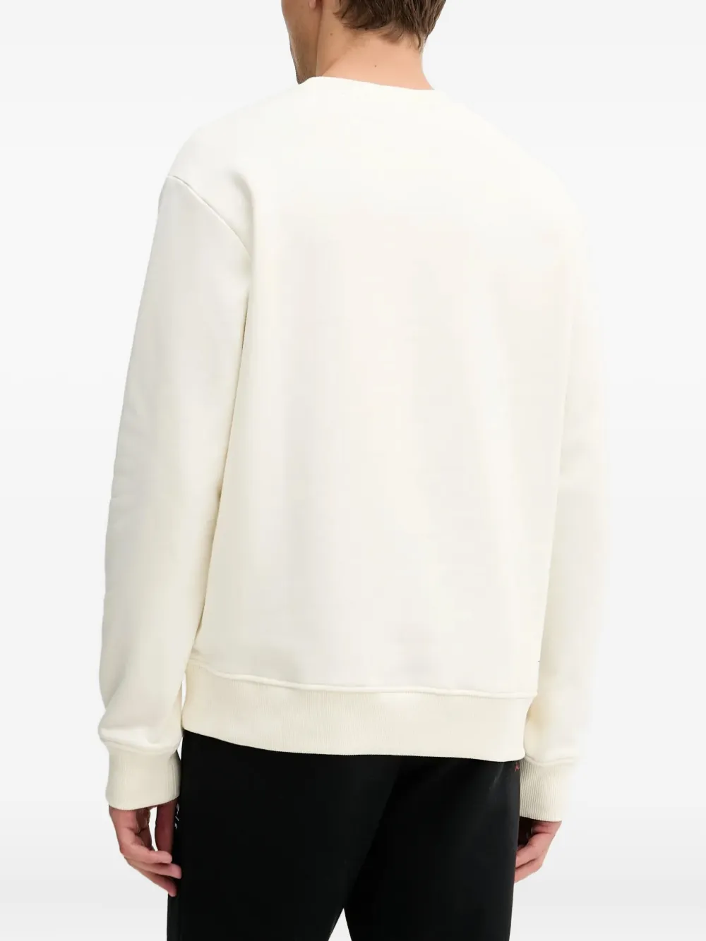 Karl Lagerfeld x Disney Donald Duck sweater met ronde hals Wit