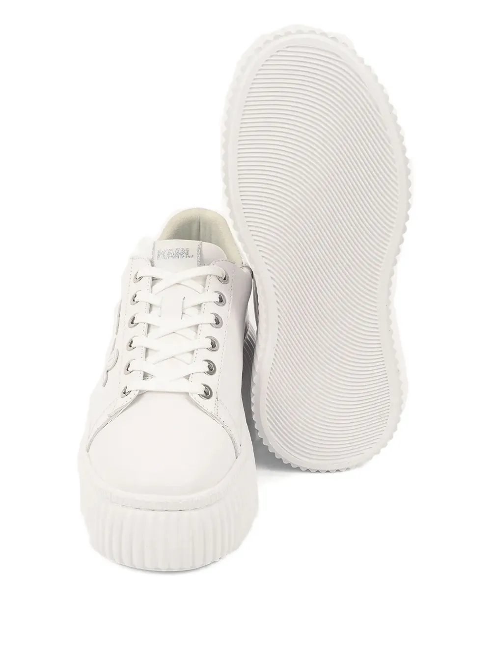 Karl Lagerfeld logo-patch sneakers White
