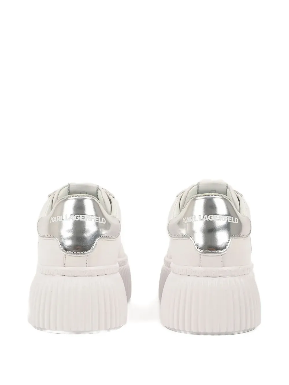 Karl Lagerfeld logo-patch sneakers White