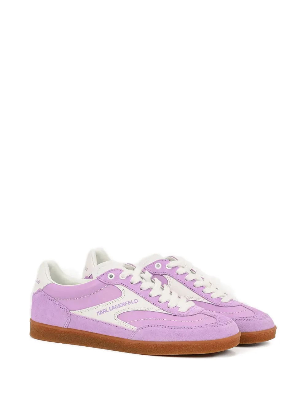 Karl Lagerfeld Kandidate suede leather sneakers - Paars