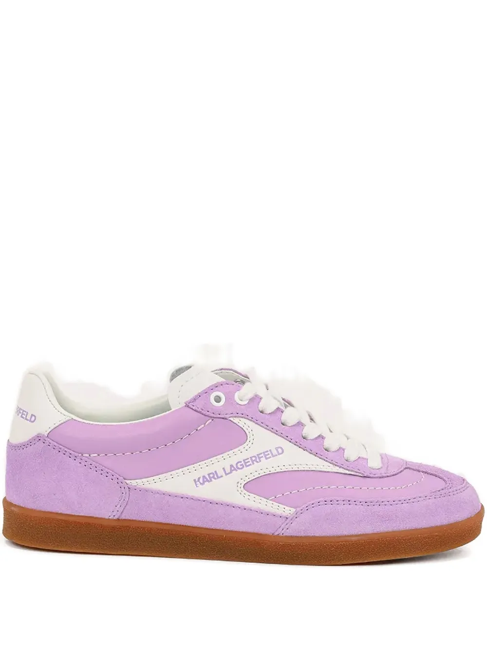 Karl Lagerfeld Kandidate suede leather sneakers Purple